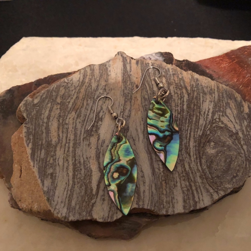 abalone shell earrings